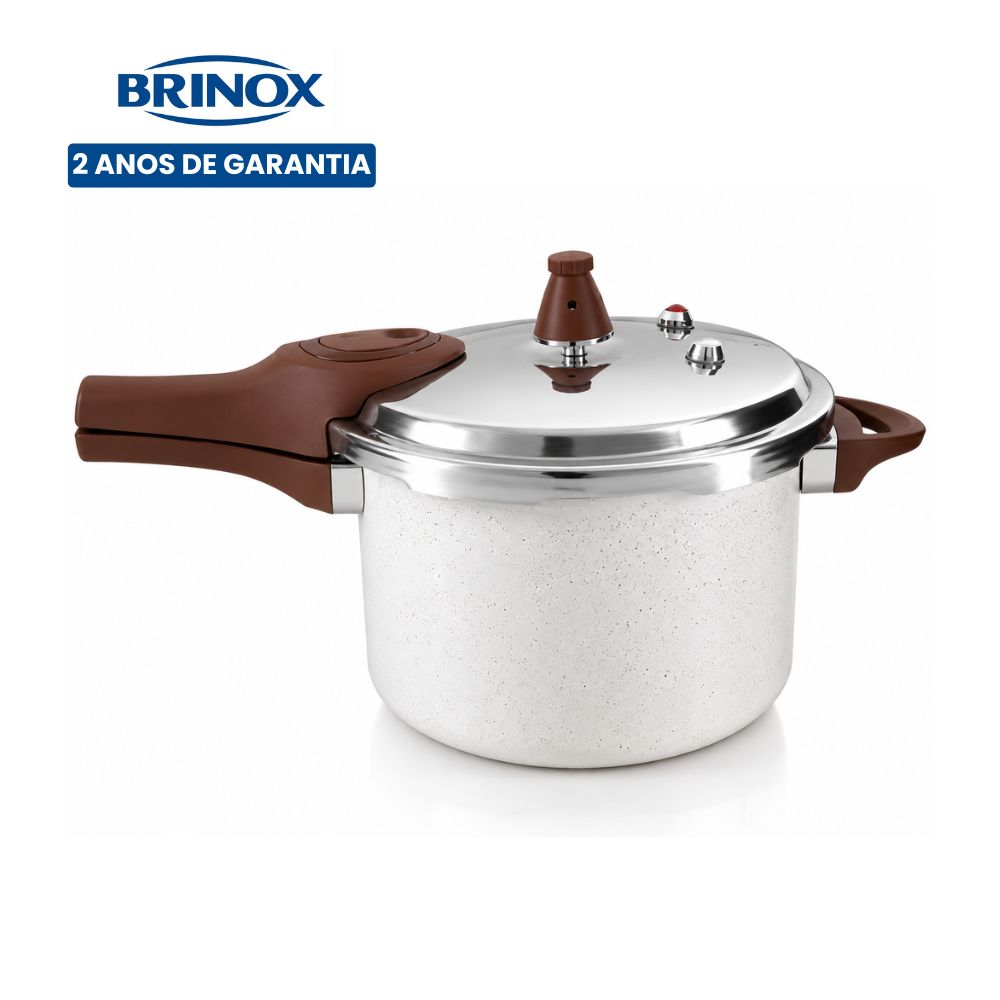 Panela de Pressão Brinox Ceramic 4,2L Vanilla